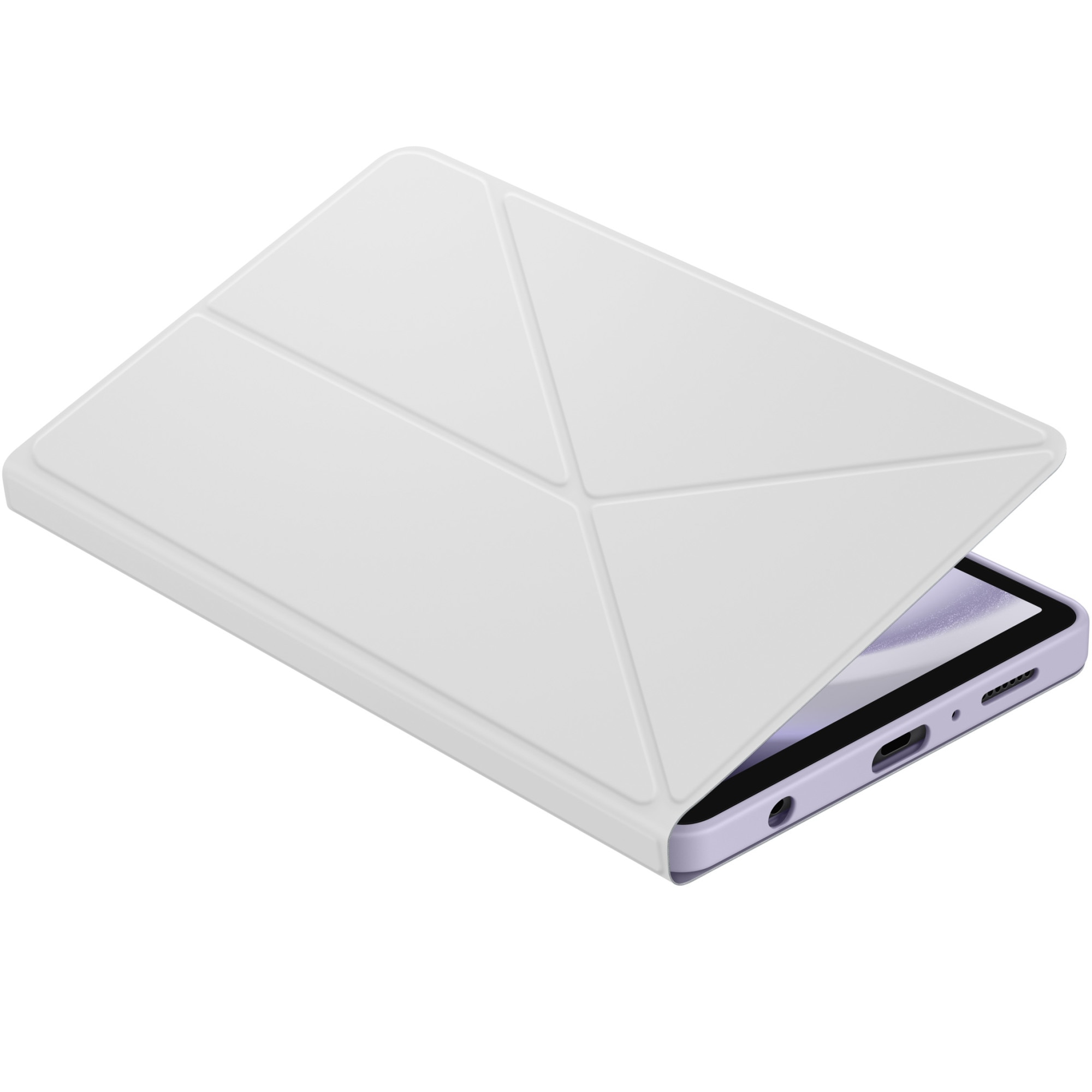 Husa de protectie Samsung Book Cover pentru Galaxy Tab A9, White