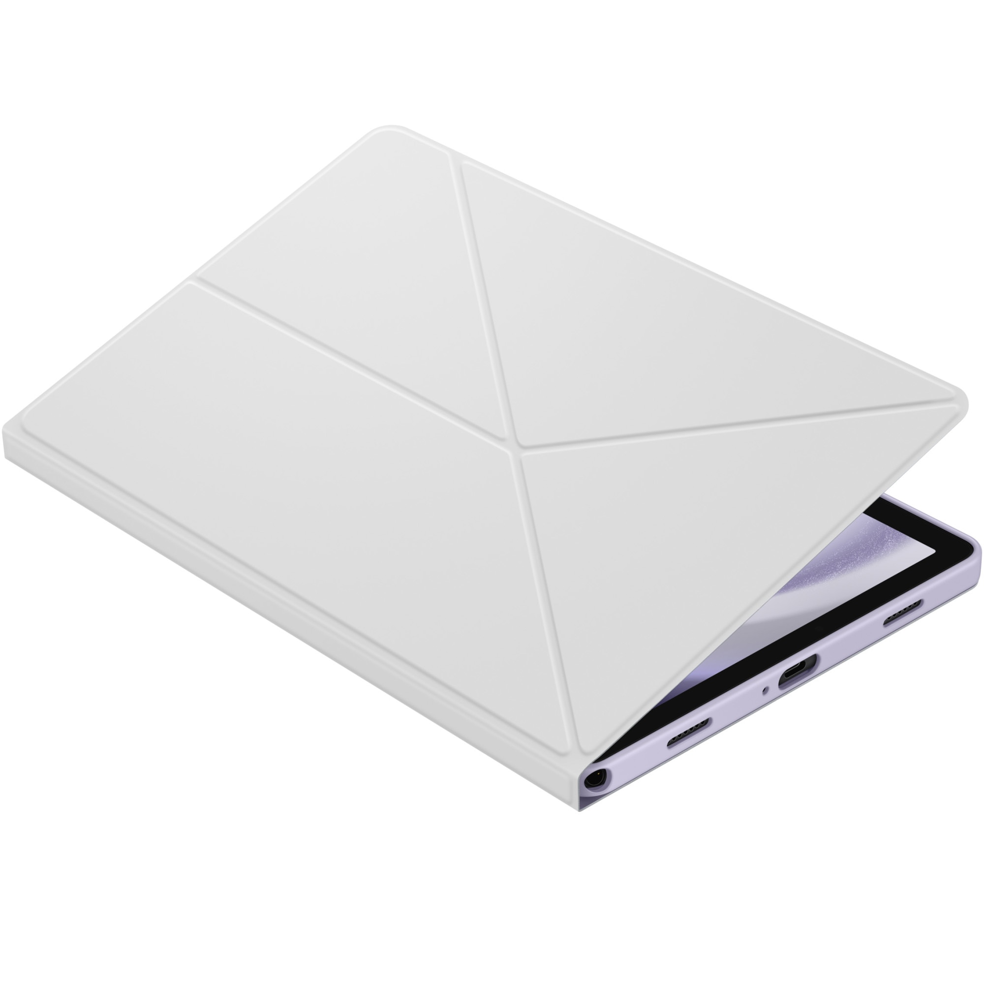 Husa de protectie Samsung Book Cover pentru Galaxy Tab A9+, White
