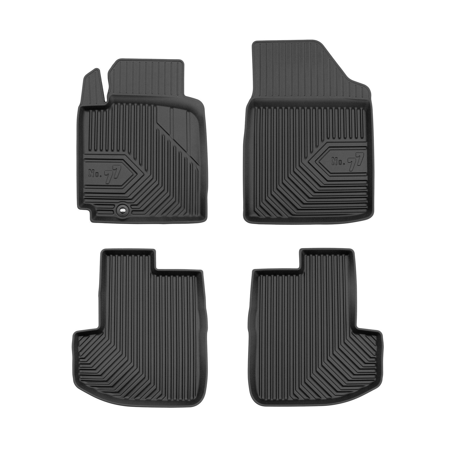 Set 4 covorase auto Frogum, Compatibil cu Toyota Yaris I, Cauciuc