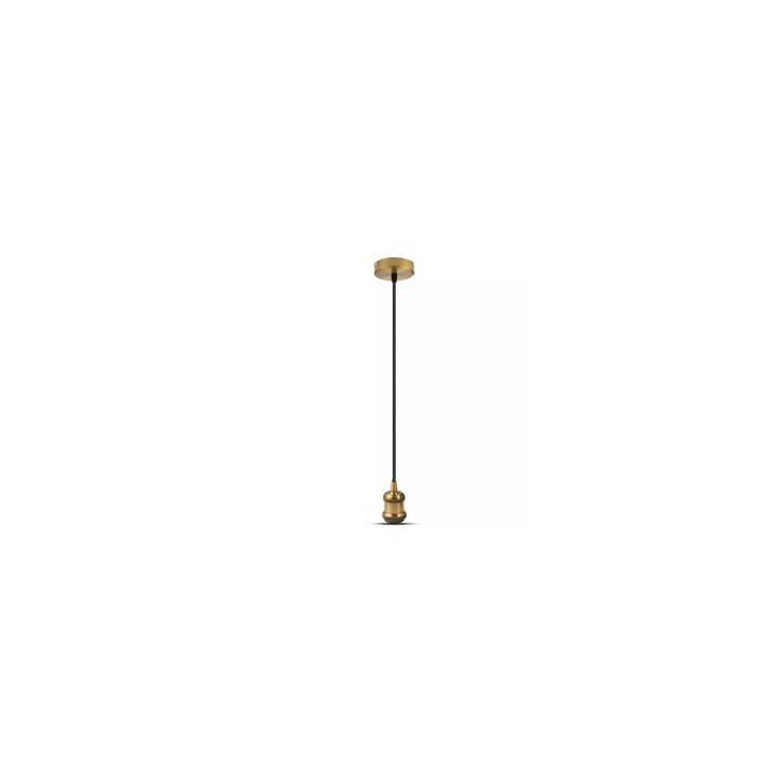 Пендел, висящ, max 60W, IP20, Gold Metal, без крушка, диаметър 50 mm, дължина на проводника 1 m