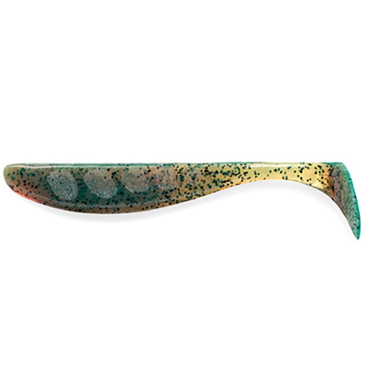 FishUp Wizzle 5cm 017 Motor Oil Pepper szett , süllő, tiszta vagy sósvízi horgászathoz, 10 db