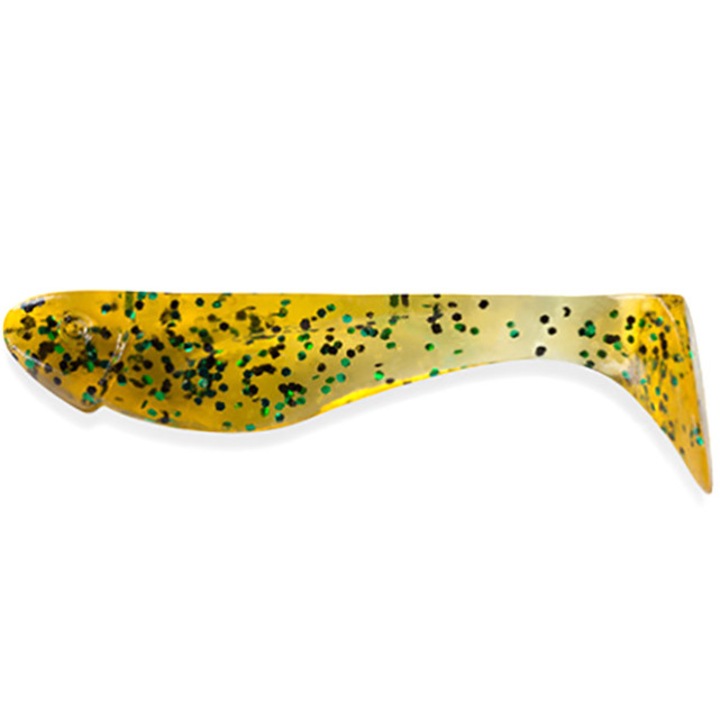 10 db-os szett FishUp Wizzy 3,8cm 036 Caramel Green and Black, sügér, tiszta vagy pisztráng horgászathoz