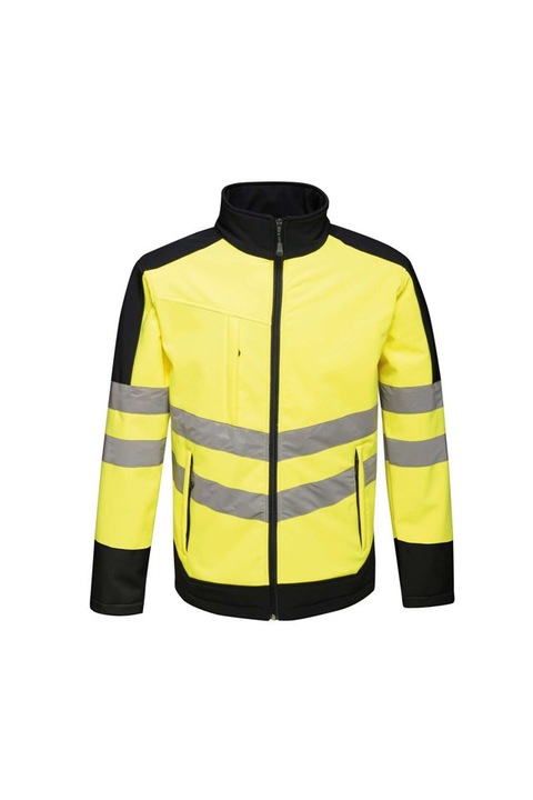 Jacheta unisex, softshell cu 3 straturi Hi-vis Pro, RETRA625, Galben