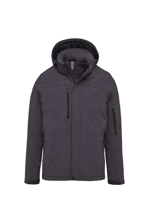 Geaca pentru barbati, captusita din softshell - KA650, Black Titanium