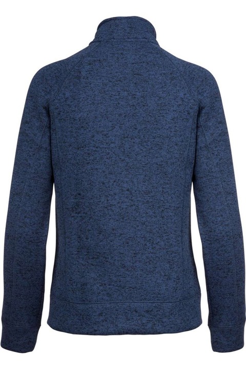 Jacheta pentru femei din microfleece - KA9107, Bleumarin melange