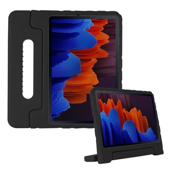 Telefonvédő Habszivacs (Fogantyúval, Asztali Kitámasztó) Fekete Samsung Galaxy Tab S7 Plus Wifi 5G (Sm-T976), Samsung Galaxy Tab S7 Plus Wifi (Sm-T970)