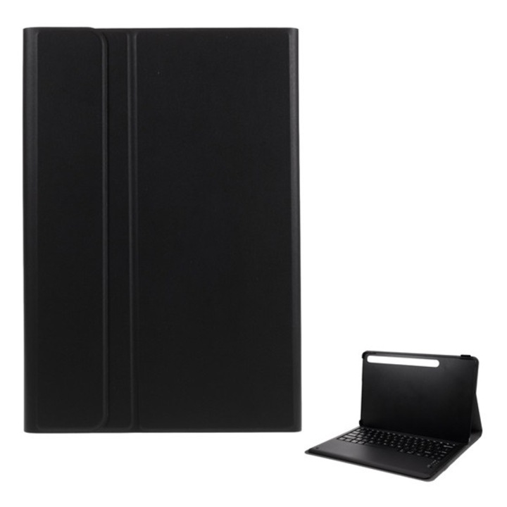 Tablet tok, kompatibilis, Samsung Galaxy Tab S8 Plus LTE (SM-X806) Gigapack tok álló, bőr hatású (flip, bluetooth billentyűzet, asztali tartó, qwerty, angol nyelvű) fekete, gyártói csomagolás
