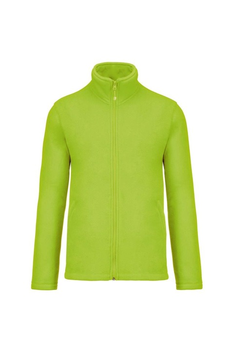 Jacheta barbati, integral din microfleece - KA911, Lime, 4XL