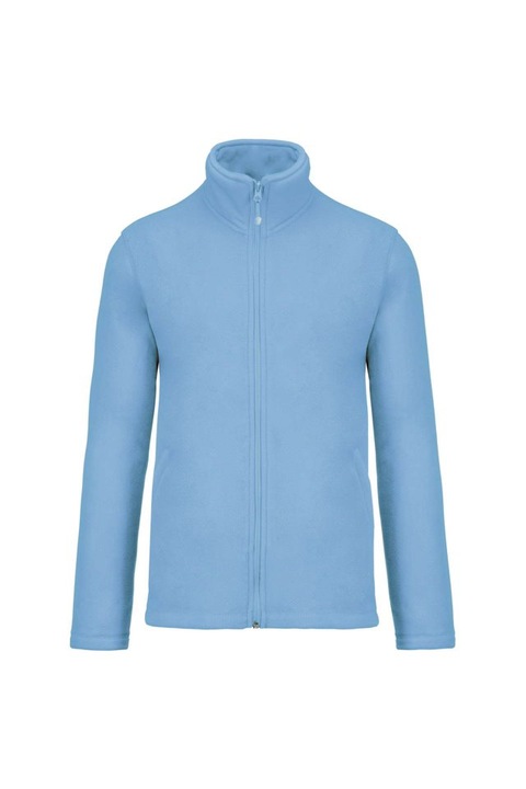 Jacheta barbati, integral din microfleece - KA911, Blue Sky, 4XL