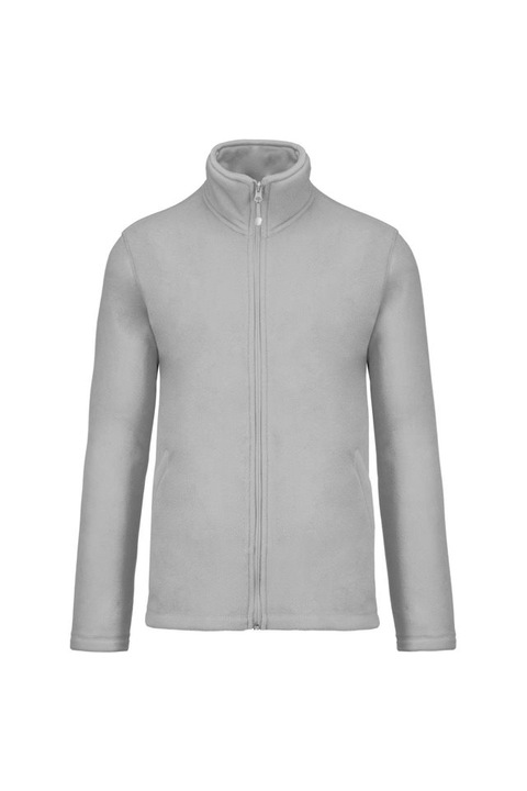 Jacheta barbati, integral din microfleece - KA911, Grey Heather, 4XL