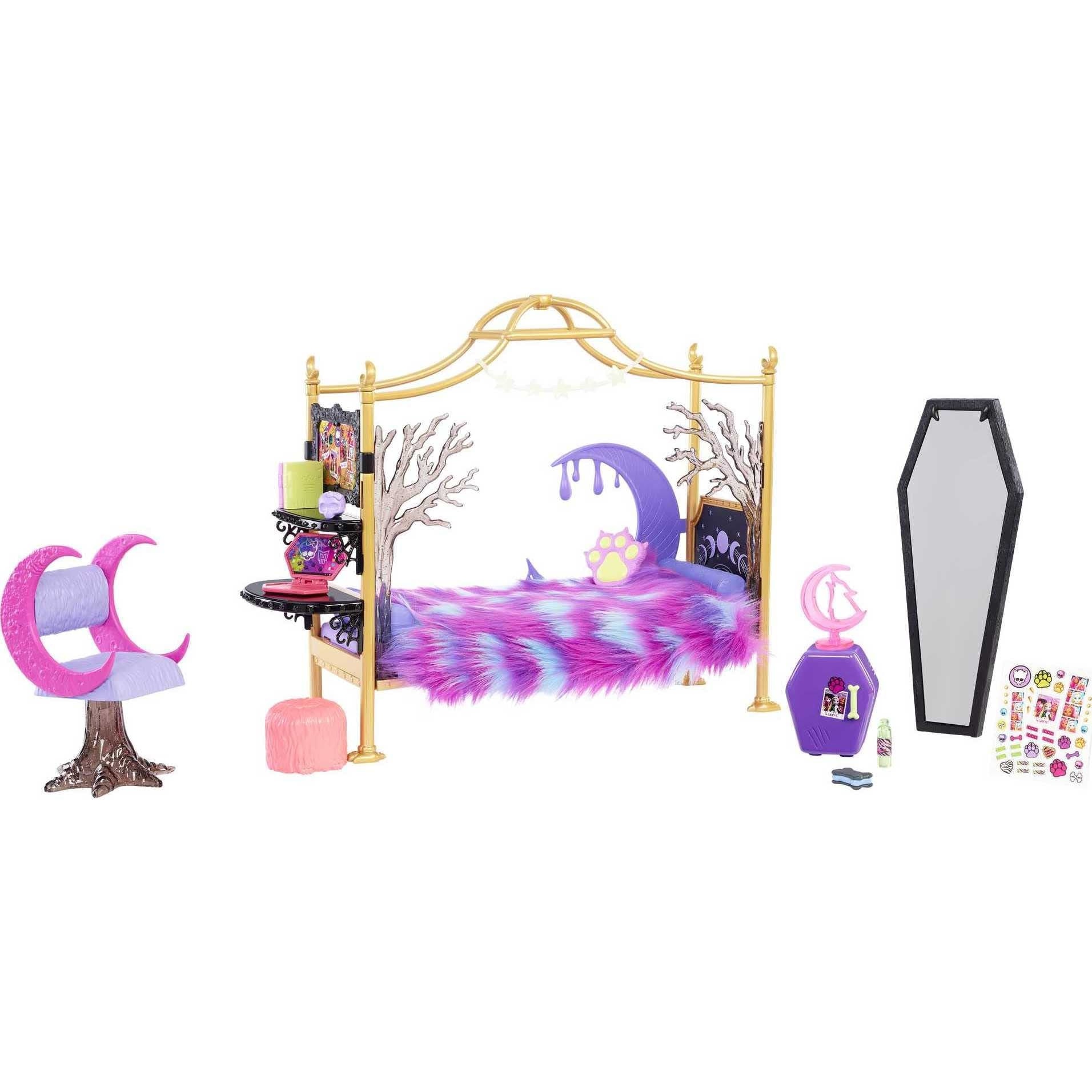 Комплект за игра Monster High, Спалнята на Clawdeen Wolf - eMAG.bg