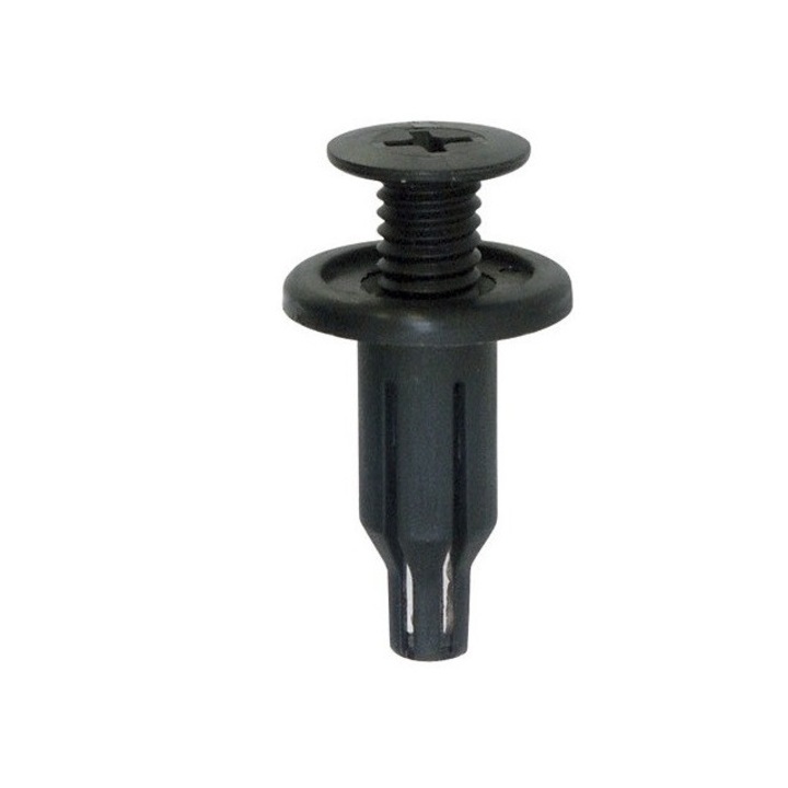 Set 6 nituri auto Restagraf, 10 mm, plastic, negru, pentru fixare bandouri