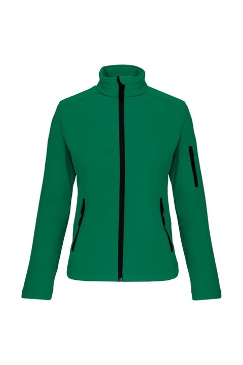 Jacheta pentru femei, softshell - KA400, Verde