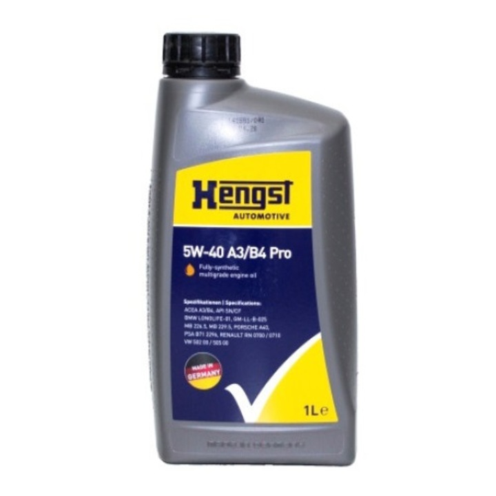 Ulei motor HENGST A3/B4 PRO 5W50, volum 1 litru