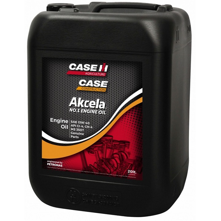Ulei motor AKCELA No1 Engine Oil 15W40, volum 20 litri, mineral, pentru utilaje agricole