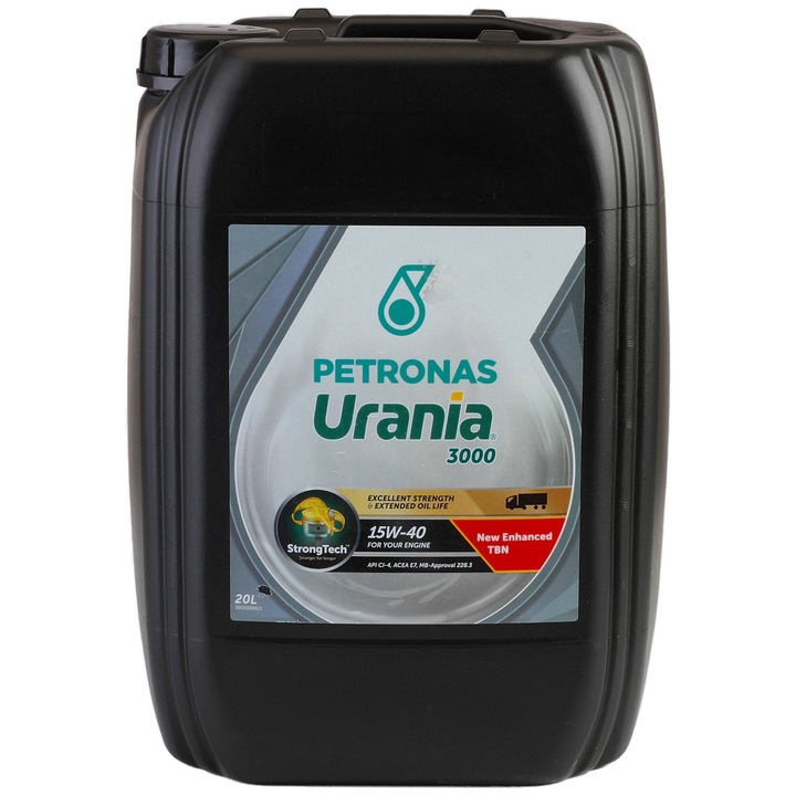 Ulei motor Petronas URANIA 3000 15W40, volum 20 litri, sintetic