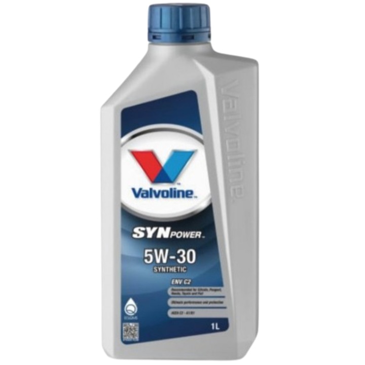 Ulei motor VALVOLINE SYNPOWER ENV C2 5W30, volum 1 litru, sintetic