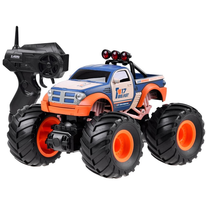 Masinuta cu telecomanda, Monster Truck, 2.4GHz, incarcator USB, RC0563