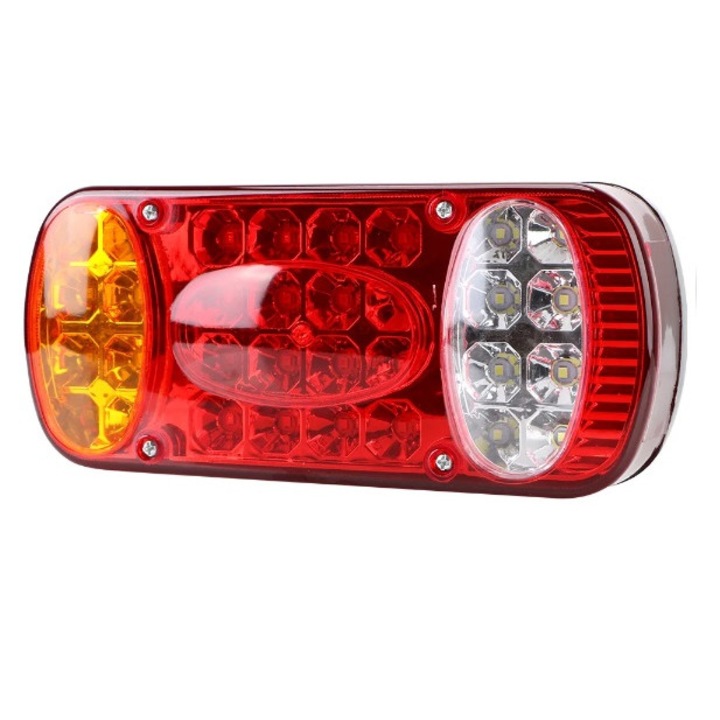 Lampa stop camion LED, 5 functii, remorca, trailer, 12V/24V, 32 LED-uri