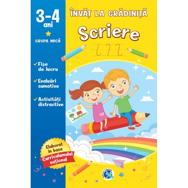 Scriere: 3-4 Ani Grupa Mica. Invat La Gradinita