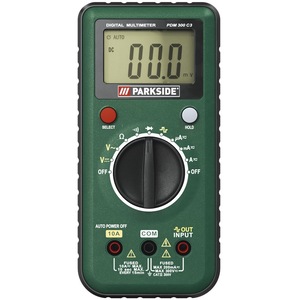 Multimetru digital Parkside PDM C3, 300 LCD, 9V baterie afisaj