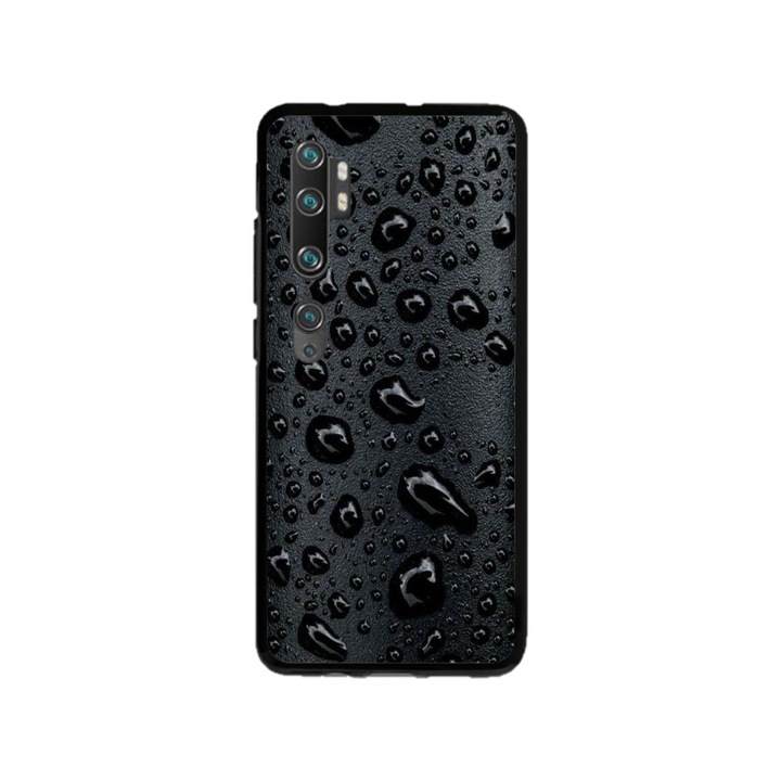 Персонализиран калъф за плуване и силиконово фолио за Xiaomi Redmi Mi 10 Pro 5G, модел Rain, многоцветен, S1D1M0244