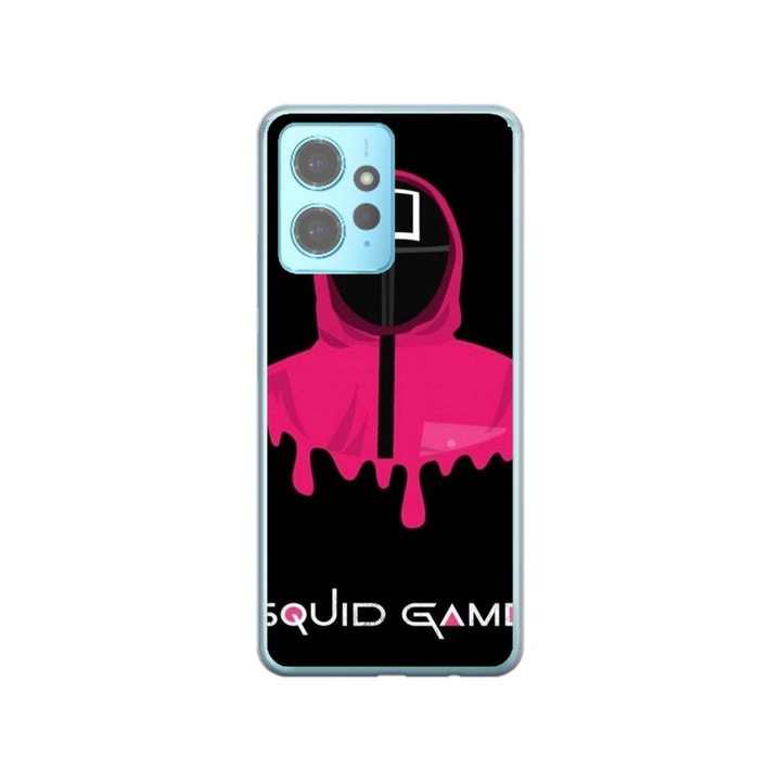 Персонализиран калъф за плуване и силиконово фолио за Xiaomi Redmi Note 12 Pro 5G, модел Squid Game #7, многоцветен, S1D1M0179