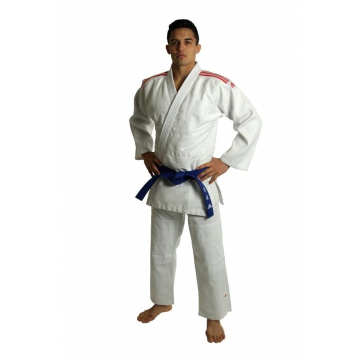 Kimono Judo Adidas Club J350,Bumbac, Alb