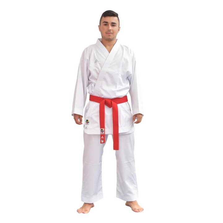 Кимоно Karate Adidas K0, Полиестер, Бяло, L INTL, 185 см