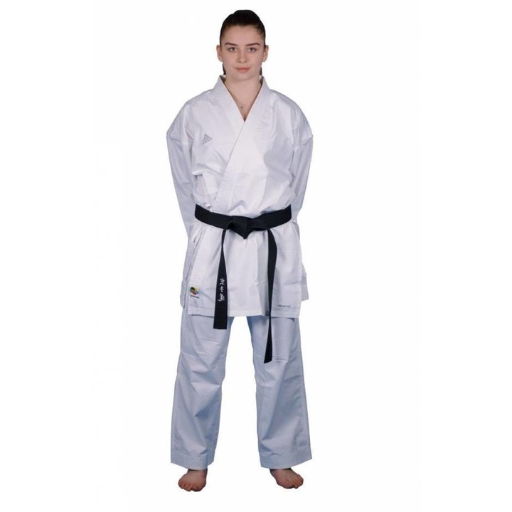 Кимоно Karate Adidas Kumite Fighter WKF K220SK, Полиестер, Бяло, L INTL, 180 cm