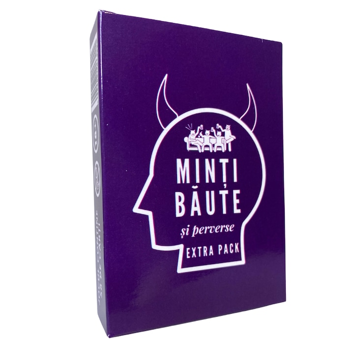 Joc de carti de baut Minti Baute si Perverse Extrapack- 58 de carti cu provocari pentru petreceri, cabane sau cadouri