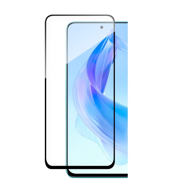 Honor 90 Lite / X50i Black védőfólia, tokbarát Wozinsky Full Glue Cover