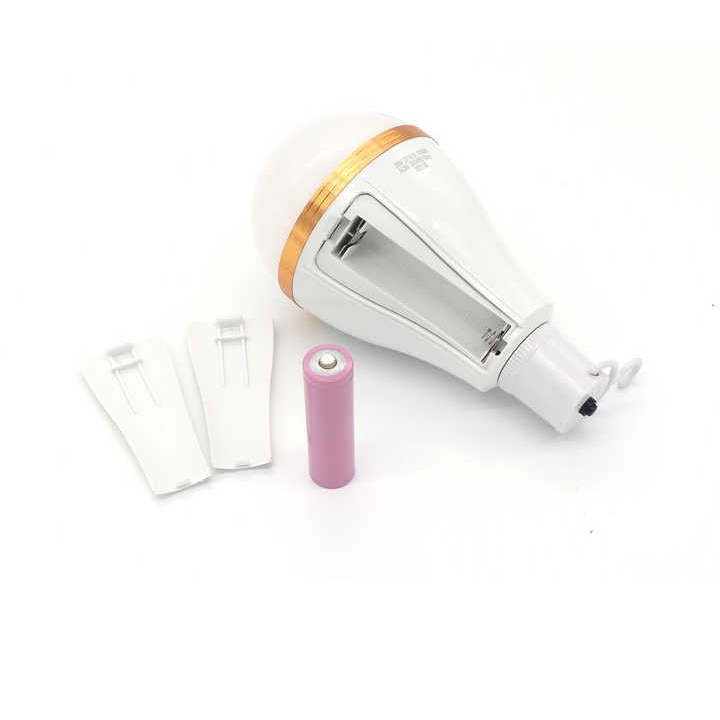 LED Крушка, Акумулаторна, 20W E27, Фасонка с кука - eMAG.bg