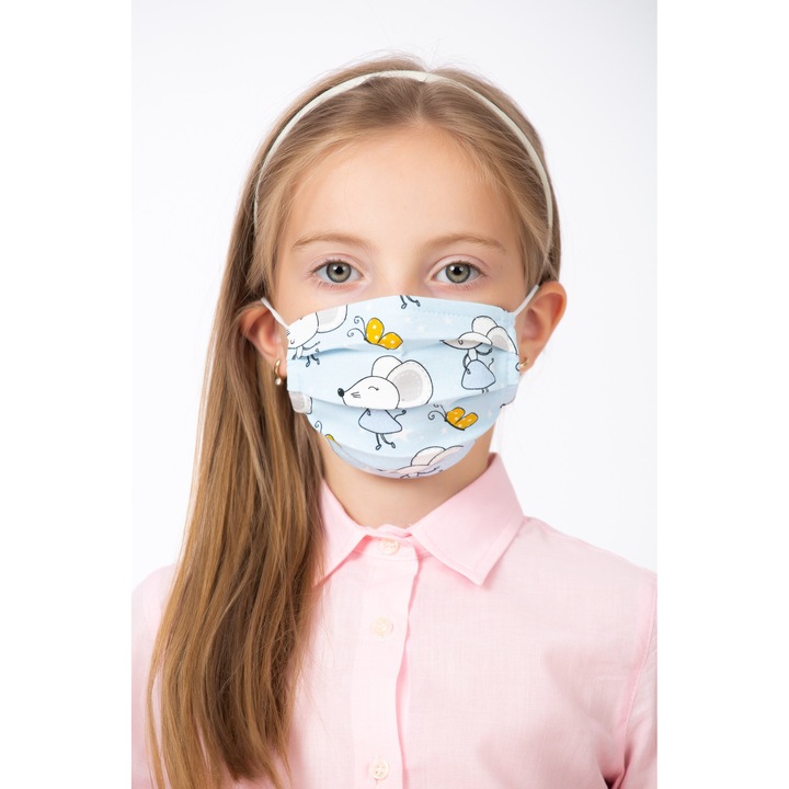 Masca de protectie BE YOU, model Jerry, pentru copii, 1 buc