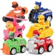 Set Paw Patrol cu 6 Masinute si Personaje Erou, Multicolor 20 cm