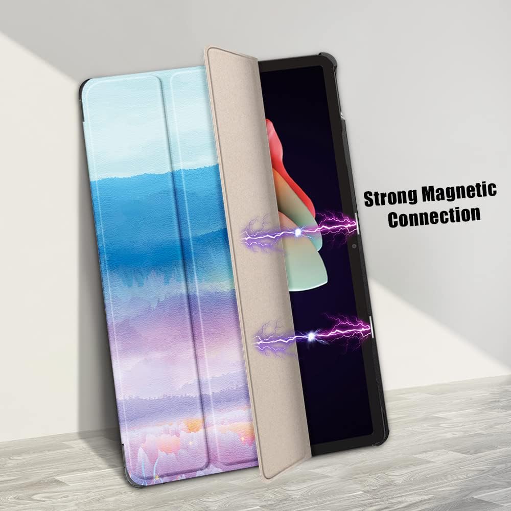 Husa Slim Sigloo, Smart Cover, Trifold, pentru tableta Lenovo Tab M9, TB-310FU, 9 inch, Dream Deer