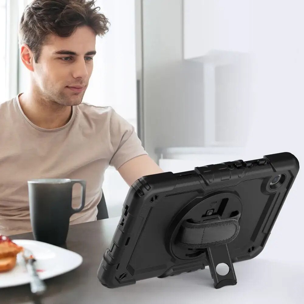 Carcasa 360 grade TECH-PROTECT Solid compatibila cu Samsung Galaxy Tab A9 8.7 inch Black