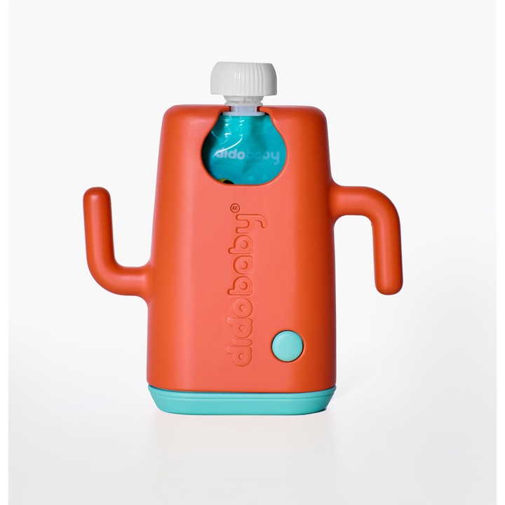 Suport pentru pouch-uri piure si cutii suc DidoPoucher Rosu