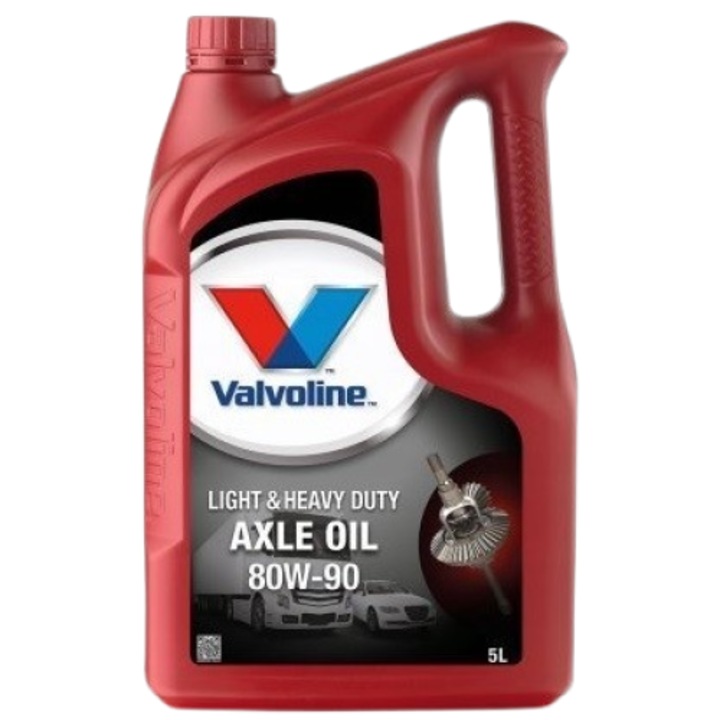 VALVOLINE Light and Heavy-Duty AXLE OIL 80W90 GL-5 hajtóműolaj, 5 liter, ásványi