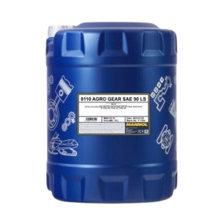 Ulei transmisie manuala MANNOL 8110 Agro Gear 90 LS, volum 10 litri, mineral