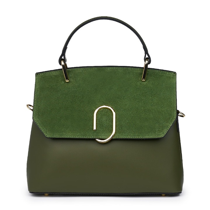 Sötétzöld Ruby természetes bőr táska