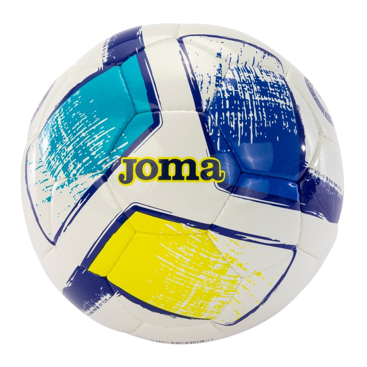 Dali II futballlabda, 1 db 400649.216, Joma, 5, fehér-fluoreszkáló türkiz-sárga 5