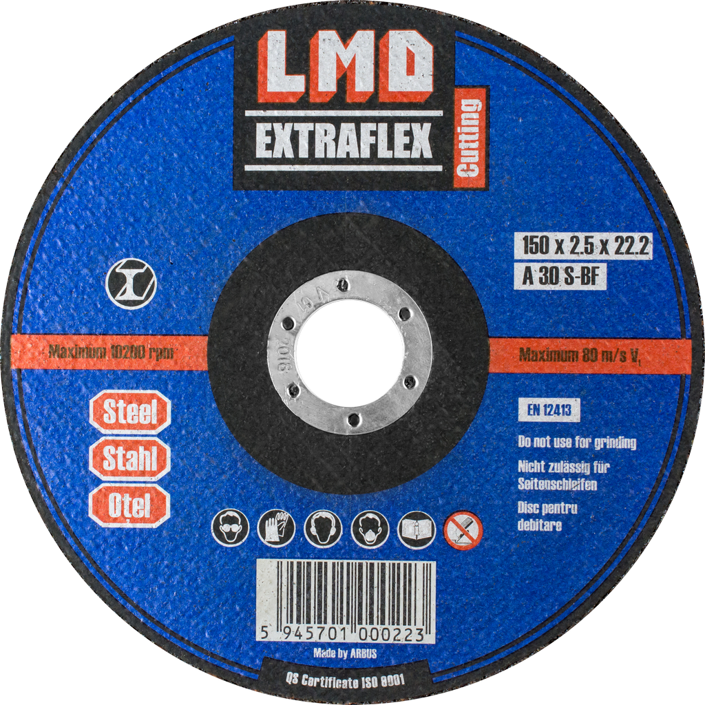 Extraflex Disc abraziv securizat pentru debitat Metal, 25 Buc/cutie, LMD ...