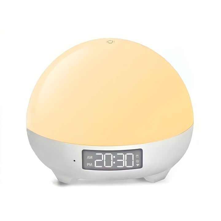 Intelligens fehér LED éjszakai lámpa, WIFI, Tuya alkalmazás, hordozható, USB újratölthető, Alexa hangvezérlés