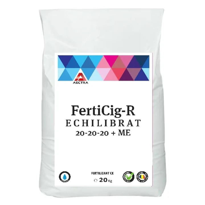 Fertilizant hidrosolubil cu aplicare radiculara, FertiCig-R Echilibrat, 20 kg