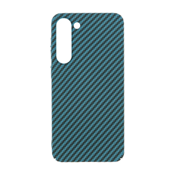 Husa de telefon, LUXO, compatibil cu Samsung Galaxy S23, model Awesome Blue, PC Kevlar, albastru