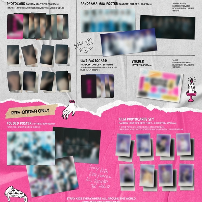 Stray Kids - RockStar („Rock” si „Roll” doua versiuni pachet set