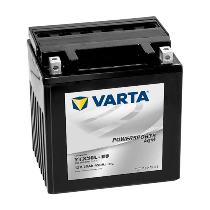 Акумулатор Moto Varta High Performance AGM 12V 30Ah 530905 TX30L-BS