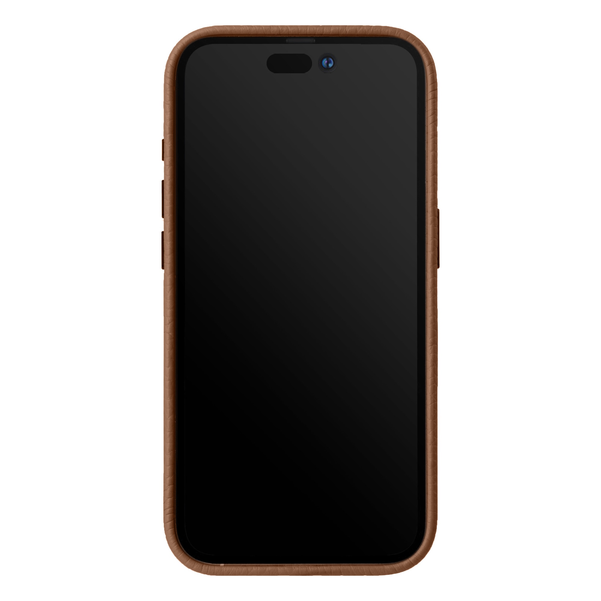 Husa pentru iPhone 15 Plus Lussoloop Premium Leather Full Cover din piele naturala, Magsafe, Interior Din Microfibra, Handmade, Maro