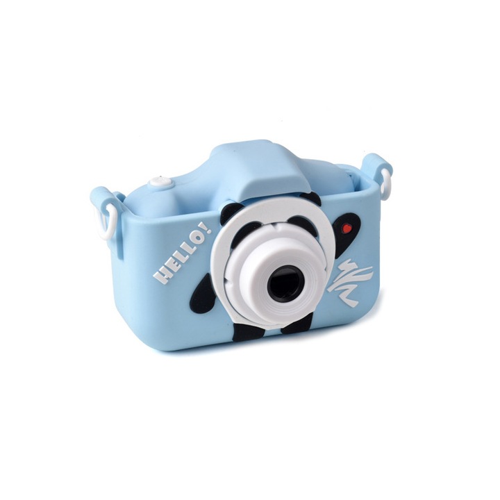 Camera foto copii, SIHOiSi, 32GB SD card 1080P HD, 20 milioane pixeli, 3 ani+, Albastru